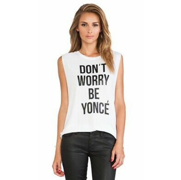 Tops - Sold. Beyoncé Graphic sleeveless Tshirt Tank
